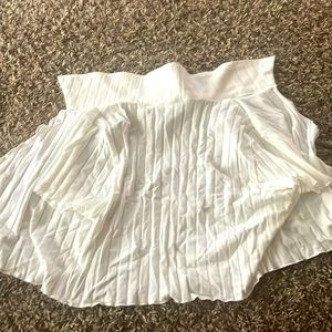 White Tie Up Crop Top